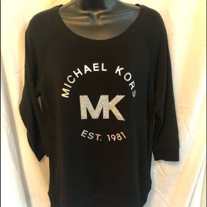 Michael Kors 3/4 Sleeve Top Sz S
